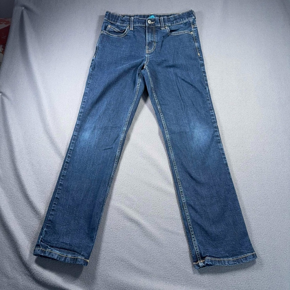 Thereabouts Straight Fit Jeans Boys 16 Dark Wash Denim Actual 28x28 Casual